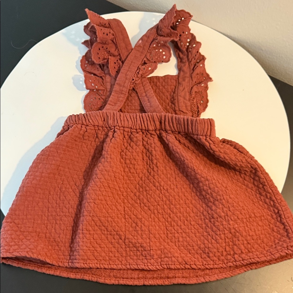 Zara Kids Dress in Warm Rust - Picture 3 of 5